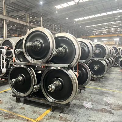 ชุดล้อรถไฟ 1000 มม สําหรับรถคัน 22.9T ชุดล้อรถคันบรรทุกแกน