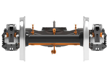 5.2T Tare Weight รถไฟ โบกี้ รถไฟ โบกี้รถไฟ 1800 มิลลิเมตร