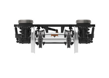 รถรถไฟฟ้าโค้ชสามชิ้น Bogie แข็งแรง H ประเภทโครงสร้างการปั่นกรอบ