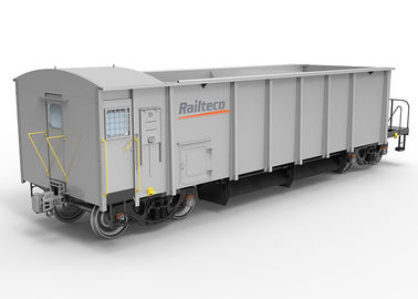 รถไฟฟ้า Ballast Hopper Wagon, Open Top Hopper รถ 36m3 การบรรทุกแกนตามสั่ง