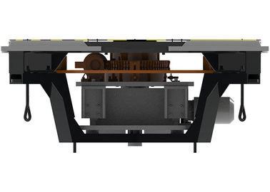 เครื่องหมุนล้อรถไฟฟ้า 1425 × 1425 × 550 มม สําหรับรถไฟ / รถยนต์