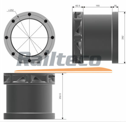 กล่องเพลาล้อรถไฟ Y32MS