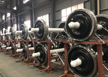 ชุดล้อรถไฟฟ้า BA004 ชุดล้อสําหรับ Y25 โบกี้ วากอน ชุดล้อ TSI การรับรอง