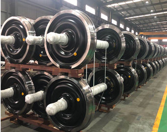ชุดล้อรถไฟฟ้า BA004 ชุดล้อสําหรับ Y25 โบกี้ วากอน ชุดล้อ TSI การรับรอง