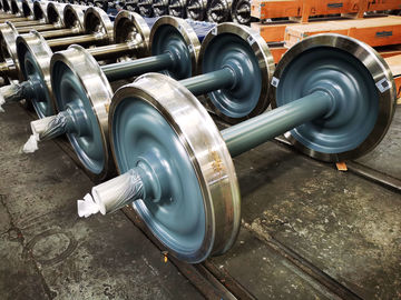 ชุดล้อรถไฟฟ้า ตอบสนอง AAR / EN / TB ชุดล้อและแกนรถไฟฟ้ามาตรฐาน
