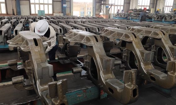 20 30 40T รถไฟฟ้า โบกี้กรอบสําหรับการบํารุงรักษาทางหลวง