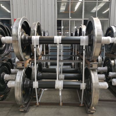 สแตนเลสโกหก BA004 920mm รถไฟล้อชุดสําหรับ Y25 โบกี้